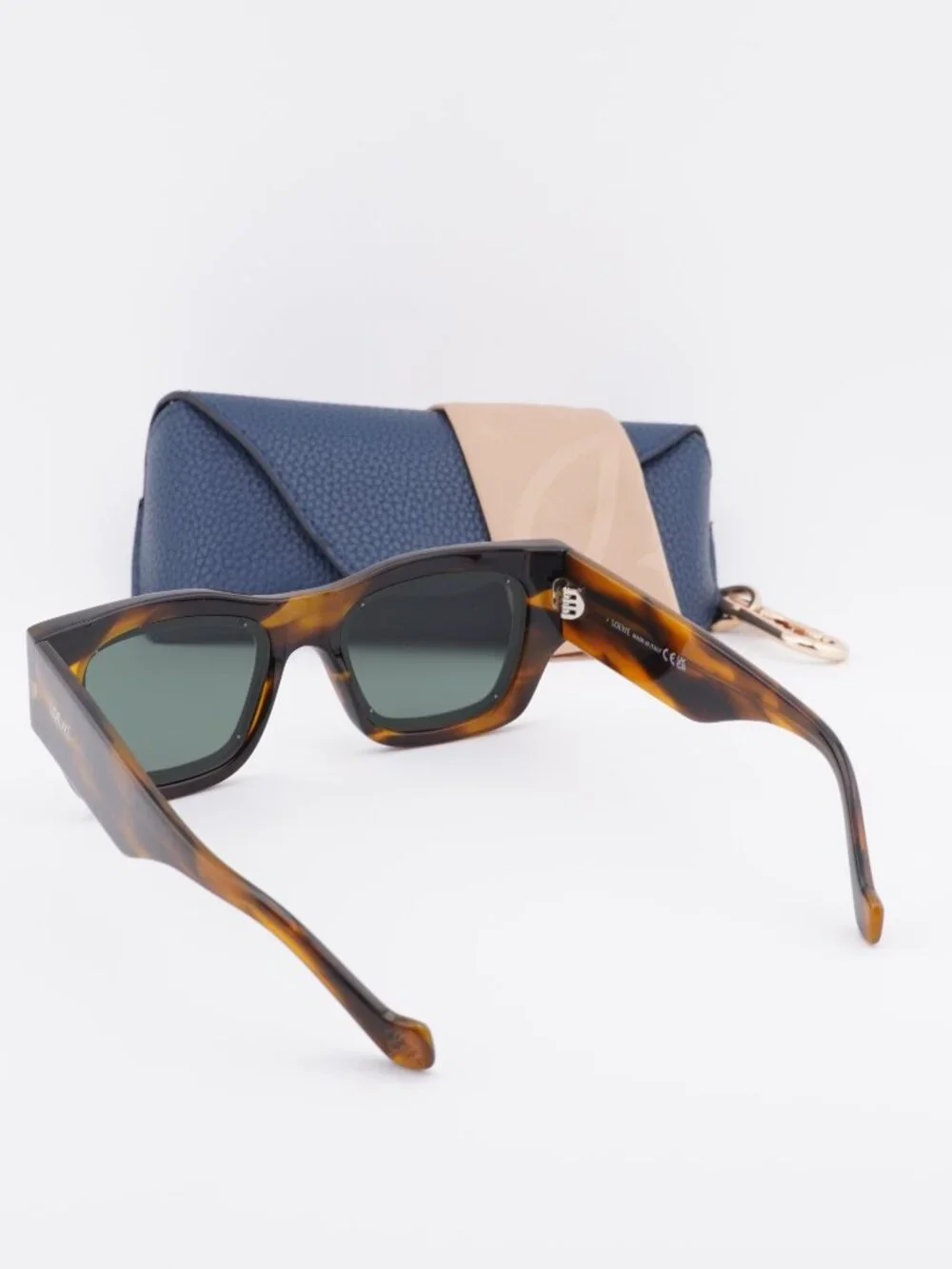 Loewe LW40168I 52N Square Sunglasses – Havana\Green